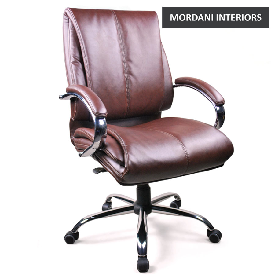 Norma Mid Back Leather Office Chair